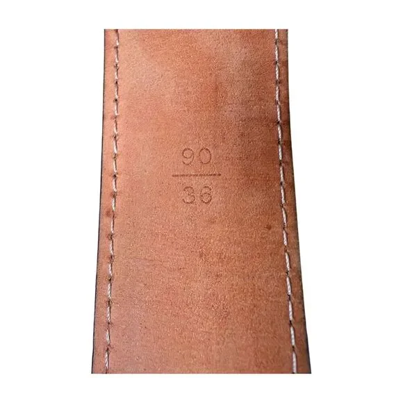 Authentic Louis Vuitton Monogram Leather Belt – Size 90/36